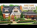 Base Game Cottage 🐞 || The Sims 4 Family Home: Speed Build