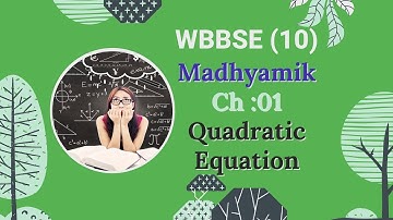 WB Class 10 Maths ll Chapter-1-Quadratic Equations, EX- 1.2, Q.No.- 1(i,ii,iii,iv) ll Urdu/Hindi