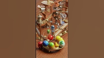 Colorful Marble Machine with Funny Characters | Endless Rube Goldberg Loop