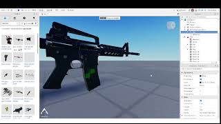 How To Make Custom Guns In Alpha Engine Roblox