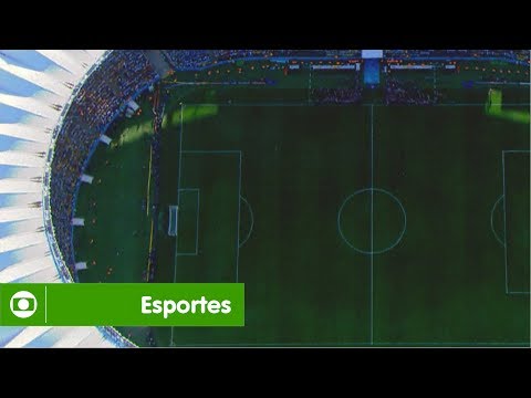 Futebol na Globo: aqui é paixão, aqui é emoção.