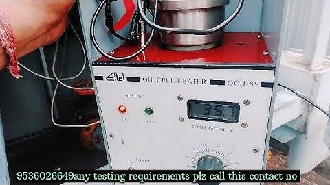 WTI testing and OTI testing calibration kit