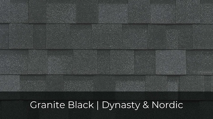 IKO Roof Shingle Colors – Granite Black | Performance | Dynasty and Nordic