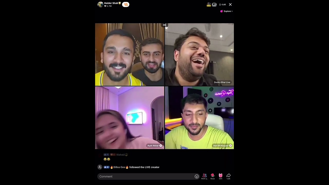 Ducky vpbhai & Rajab TikTok Live Part 8 23 July Rajab’s Family