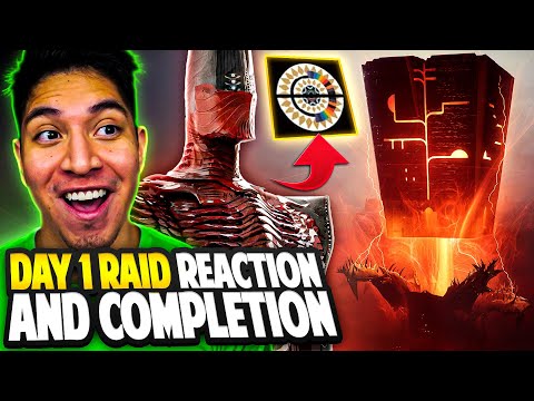 MY DAY 1 RAID REACTION + COMPLETION (World’s First Race) ft. Aztecross, Kujay & More!