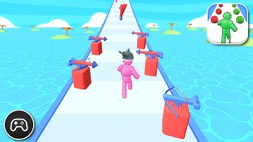 Rope Man Run - Gameplay Walkthrough Part 30 - Basic Game To Play (iOS, Android)