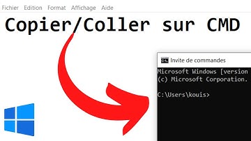 Comment Faire un Copier/coller sur CMD ?