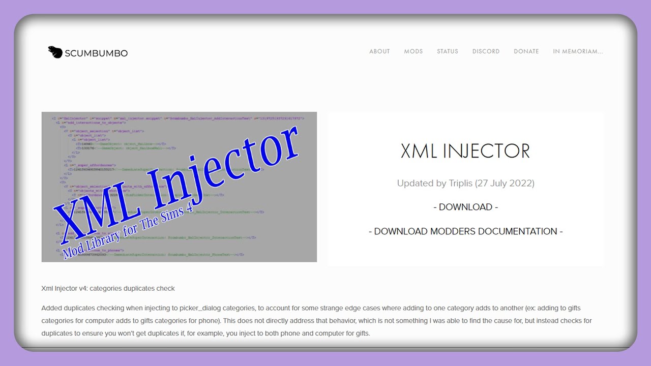 XML INJECTOR TUTORIAL SIMS 4 MODDING TUTORIAL EP.2 YouTube