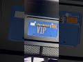 Gta online  why is there an white dot  on my black vip private number plate 