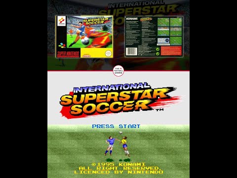 International Superstar Soccer. Konami. 1995. ⚽🕹️