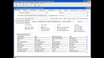 Intro to MylapsTrackside - Setting up an Event Video 1 of 5