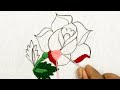 gorgeous Rose Flower embroidery design with easy stitches - hand embroidery Rose - Rose Embroidery