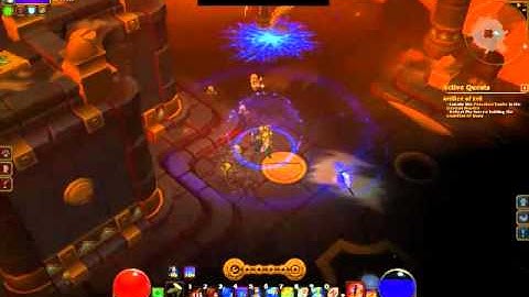 Torchlight II Boss Fight: The Artificier (Engineer, Veteran)