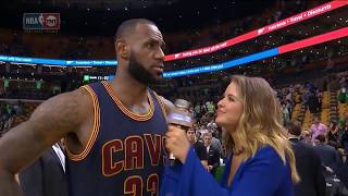 LeBron James Postgame Interview Cavaliers vs Celtics |Game 1|May 17, 2017|NBA Playoffs