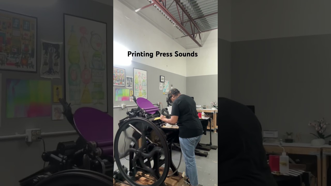 Analog Priorities - Letterpress Printing Greeting Cards. 