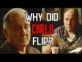 The Sopranos Explained | Why Did Carlo Flip? | The REAL Reason...