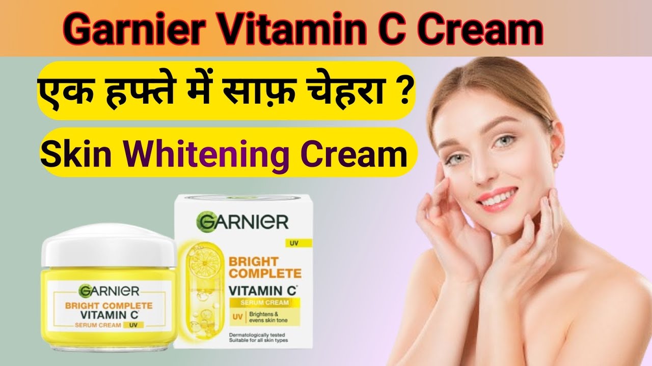 Garnier Bright Complete Vitamin C Serum Cream Review | Garnier Vitamin C Cream | Vitamin C Cream 