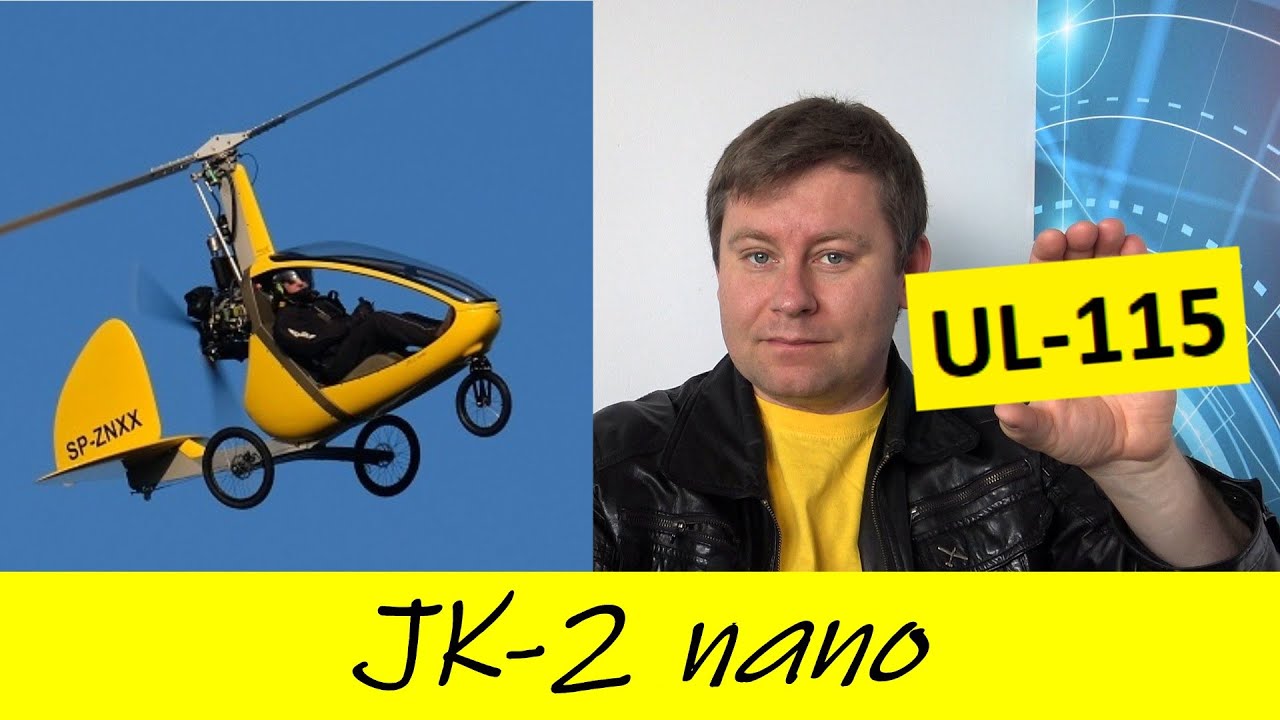Fusioncopter JK-2 Nano. Możesz latać tym wiatrakowcem UL-115! #Zabytki_Nieba