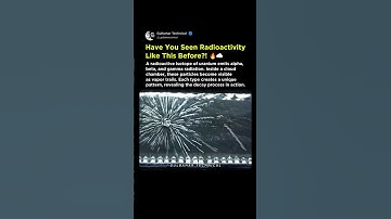 What Does Radiation LOOK Like? | Uranium in a Cloud Chamber! | Mind-Blowing Science 👀