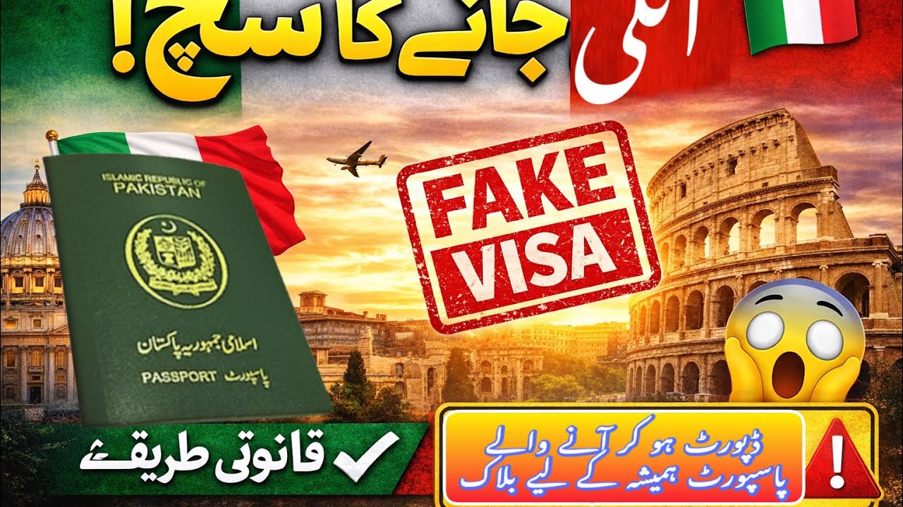یورپ جانے سے پہلے یہ ویڈیو ضرور دیکھیں| Italy immigration 2026|study visa|work visa kaise apply krna