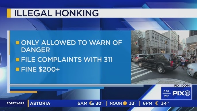 Is It Illegal To Honk Your Horn In New York City