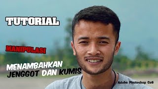 TUTORIAL MANIPULASI MENAMBAHKAN JENGGOT DAN KUMIS screenshot 5