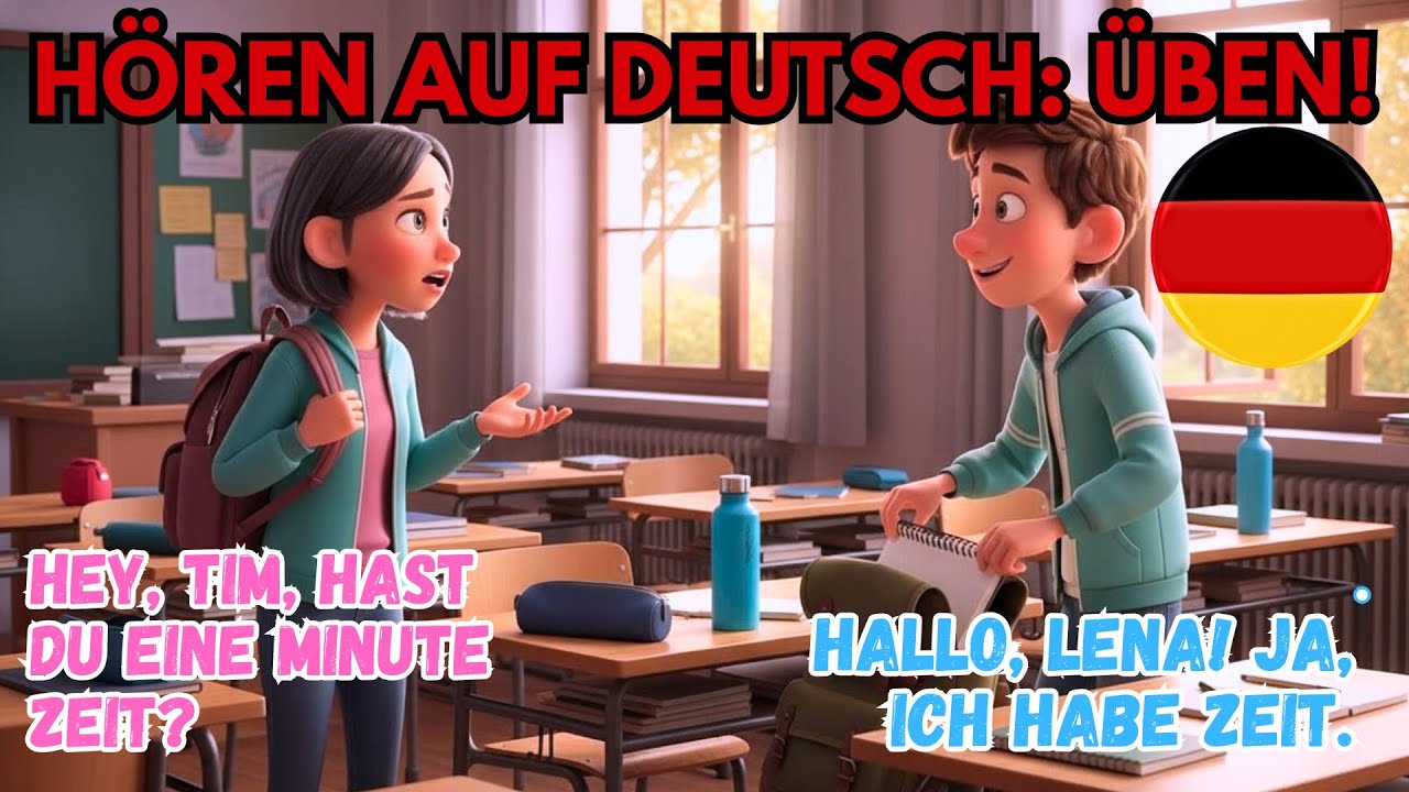 Диалог с одноклассником. Урок немецкого языка для начинающих — простой и эффективный