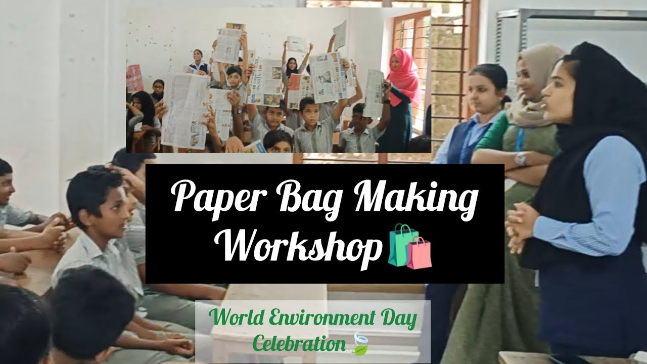 Paper Bag Making Day Celebration🍃Trending