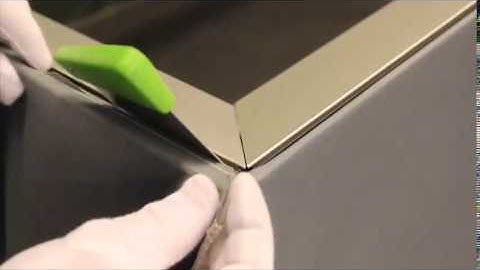 How to mount a textile in beMatrix Boxscreen