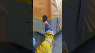 Repaint Rear Rh Coner On Volvo Bus