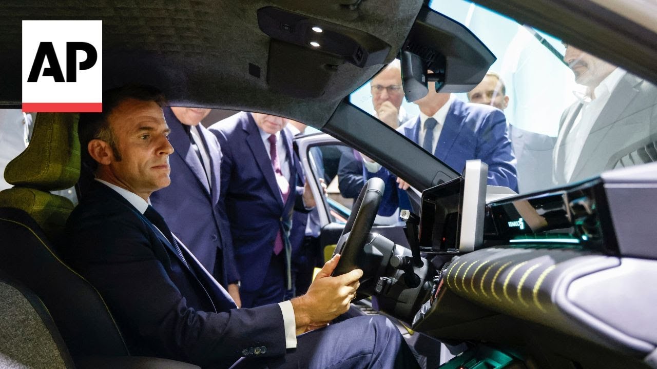 Paris Motor Show opens as EV trade war brews between the EU and China