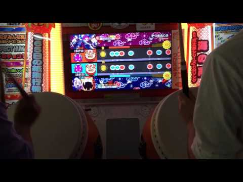 【太鼓の達人 レッドVer.】そつおめしき ツインフル 1pまち,2pぶらっく