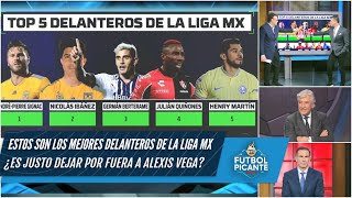 TOP 5 DE MEJORES DELANTEROS DE LIGA MX Faitelson y Jared se cruzan por Alexis Vega | Futbol Picante