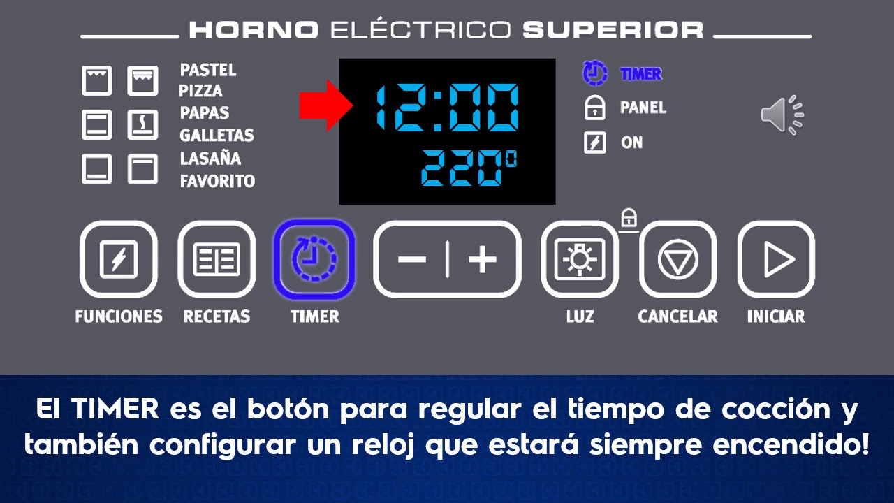 Cocina 76GDX | Tutorial horno eléctrico - YouTube