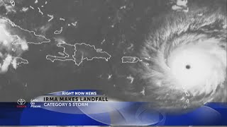 Powerful Hurricane Irma hits first Caribbean islands