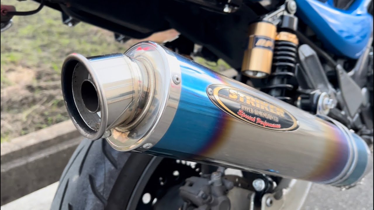 カワサキ バリオス-Ⅱ】ストライカーマフラー フルエキサウンド BARIUS