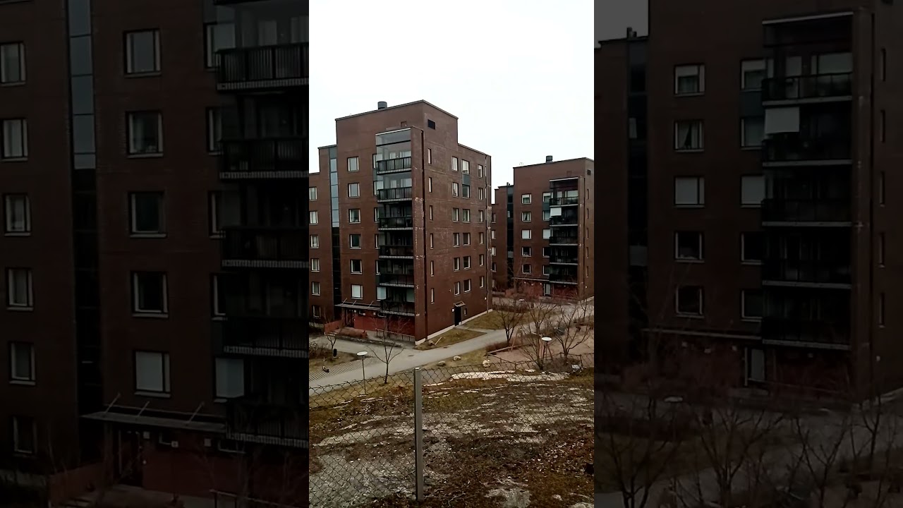 Спальный район в Финляндии.