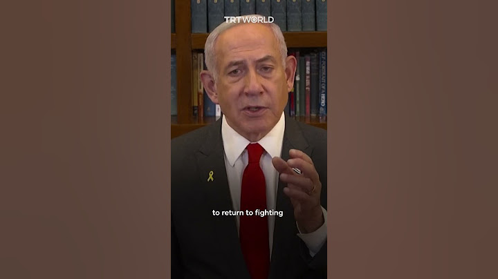 Netanyahu says US given "full backing" for Israel to return to Gaza war