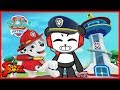 Paw Patrol on a Roll PUPPY HEROES ! Let's Play with Combo Panda
