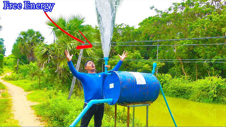 Super Free Energy Water Pump | Auto Pump water from Big River 24h/day NO Electricity