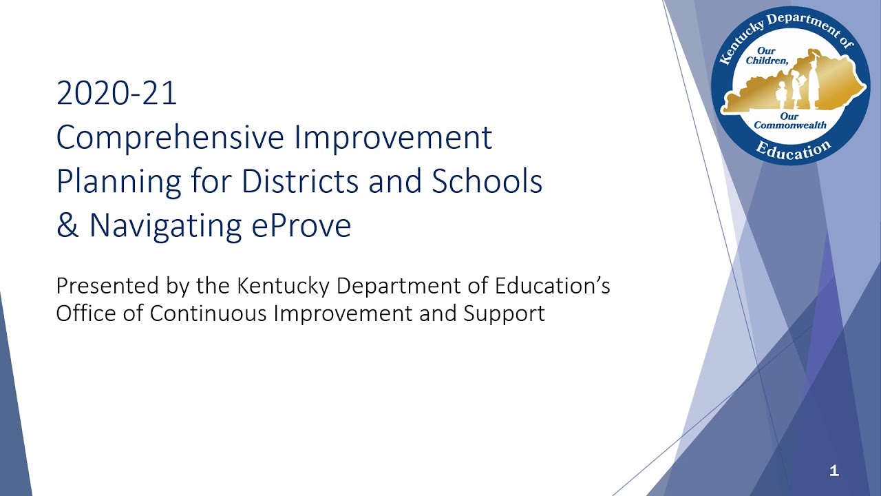 Improvement Planning 2020 Webinar - YouTube
