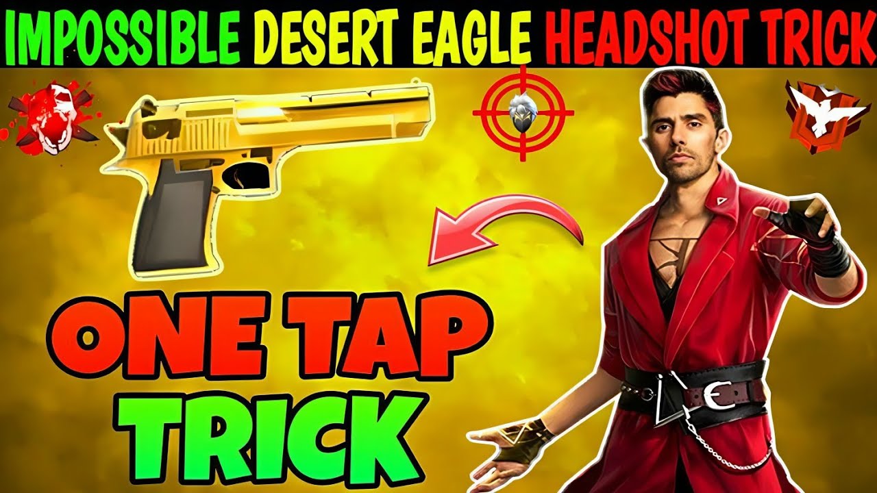 100% No Recoil 💀 Secret Desert Eagle One Tap Headshot Trick🔥 | Desert ...