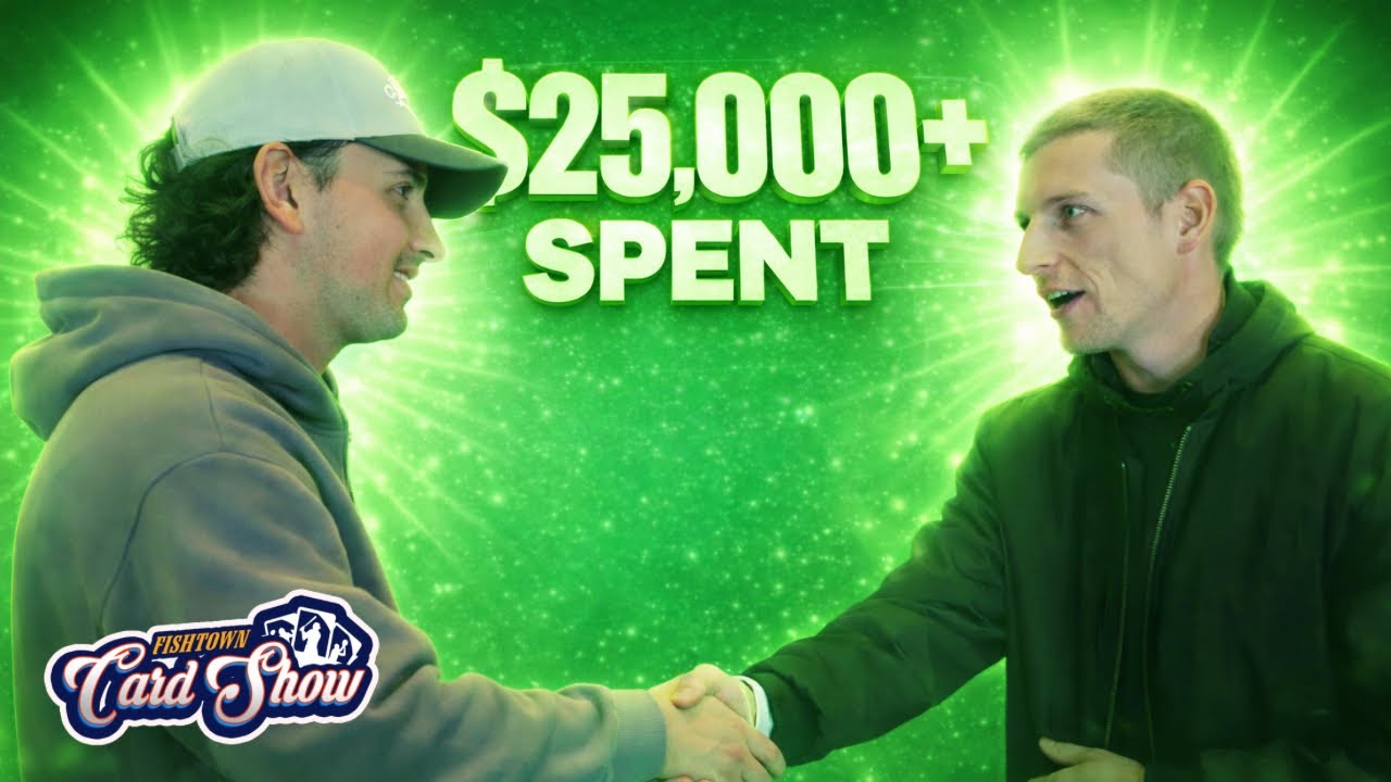 Spending $25,000+ In 1 DAY At The Fishtown Card Show 🤯