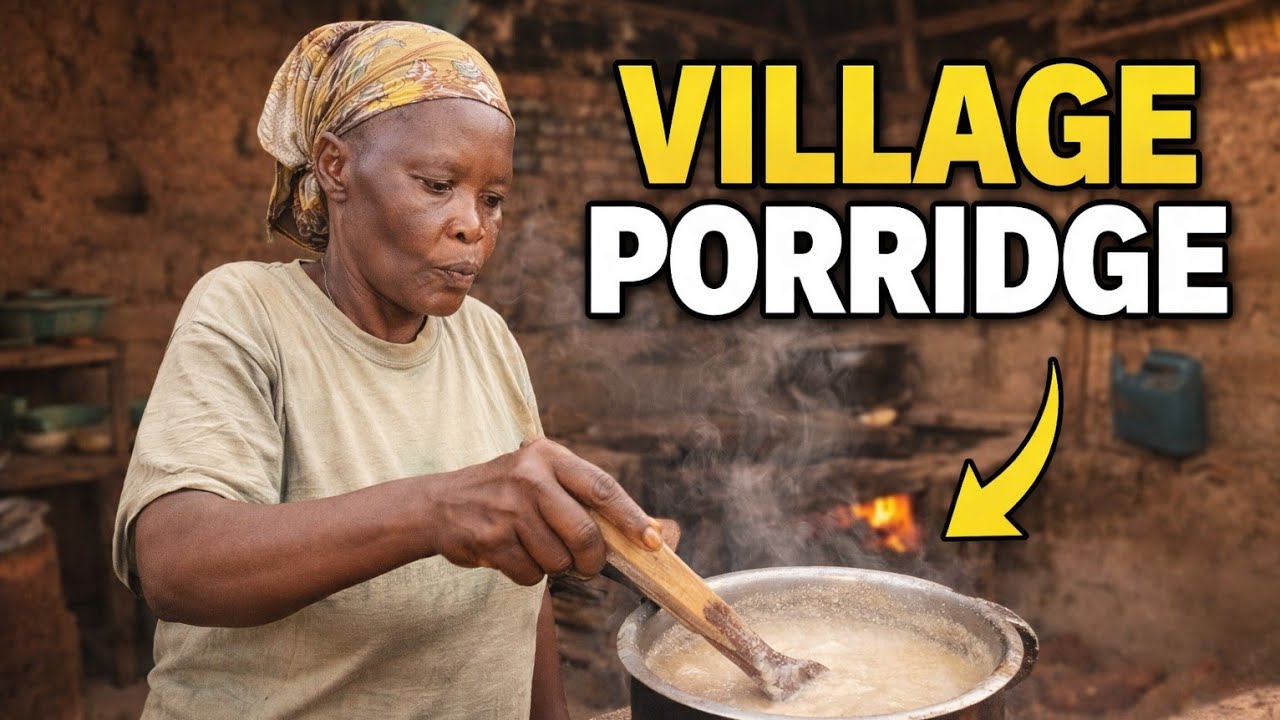 Making Traditional Porridge in My Simple Village Kitchen