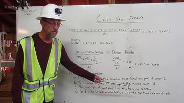 Cubic Yard Formula By Operator Millen