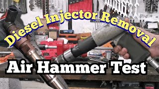 Diesel Injector Air Hammer Removal Tool Test