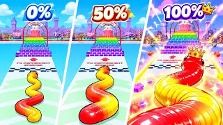 Gummy Worm Go! – Gameplay Walkthrough Part 43 – Nothing Can Stop My Giant Worm! 🔥 screenshot 3