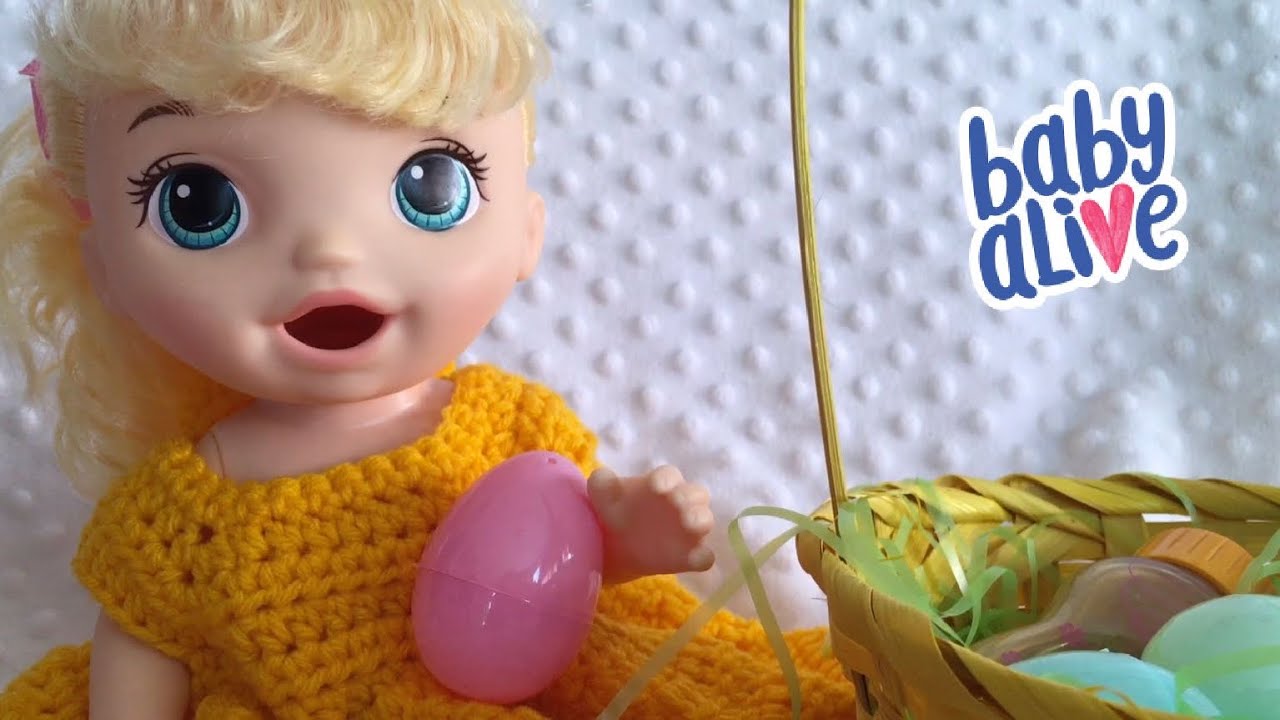 Happy Easter Egg Hunt for our Baby Alive Doll YouTube