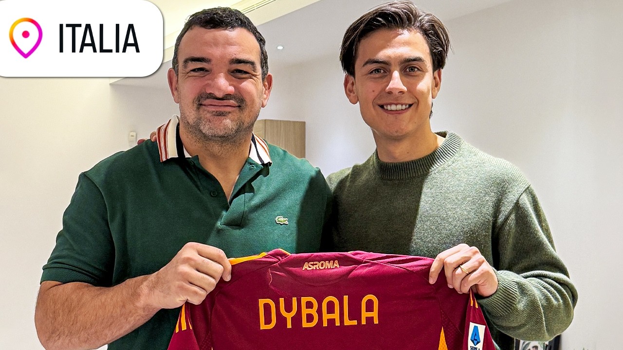 Charlando con PAULO DYBALA en ROMA