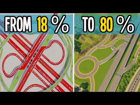 I am BLOWN AWAY by how AMAZING this Traffic Fix is in Cities Skylines!
